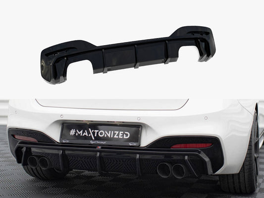 Maxton Design Rear Valance V.3 BMW 1 M-Pack / M140i F20 Facelift (Version with dual exhausts on both sides)