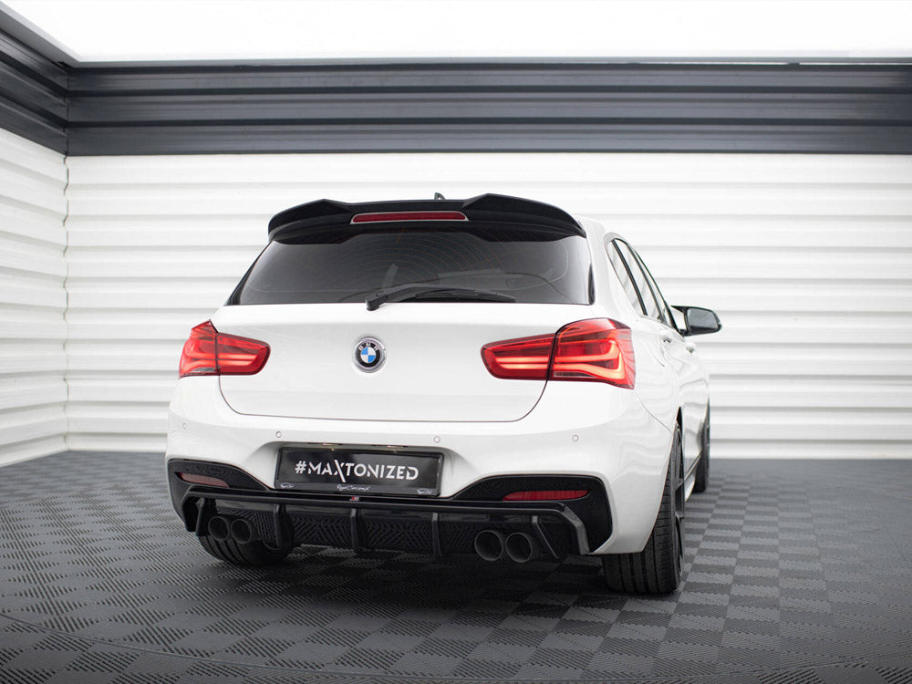 Maxton Design Rear Valance V.3 BMW 1 M-Pack / M140i F20 Facelift (Version with dual exhausts on both sides)