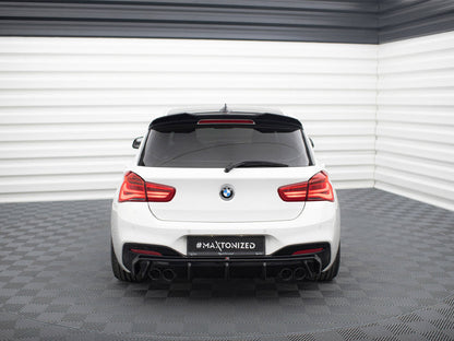 Maxton Design Rear Valance V.3 BMW 1 M-Pack / M140i F20 Facelift (Version with dual exhausts on both sides)