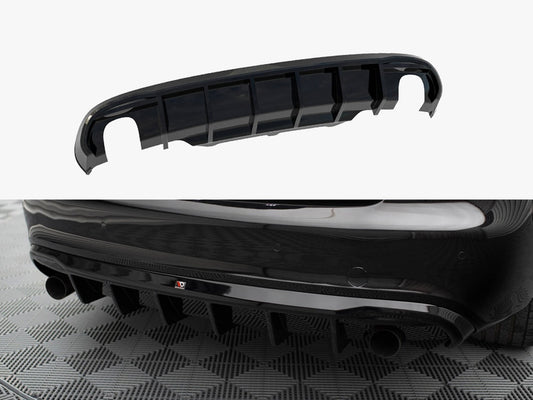 Maxton Design Rear Valance Audi S5 / A5 S-Line Coupe / Cabrio 8T (Version with single exhausts on both sides)