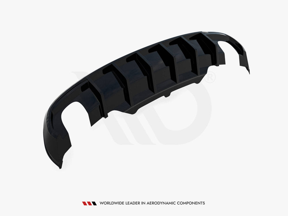 Maxton Design Rear Valance Audi S5 / A5 S-Line Coupe / Cabrio 8T (Version with single exhausts on both sides)