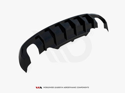 Maxton Design Rear Valance Audi S5 / A5 S-Line Coupe / Cabrio 8T (Version with single exhausts on both sides)