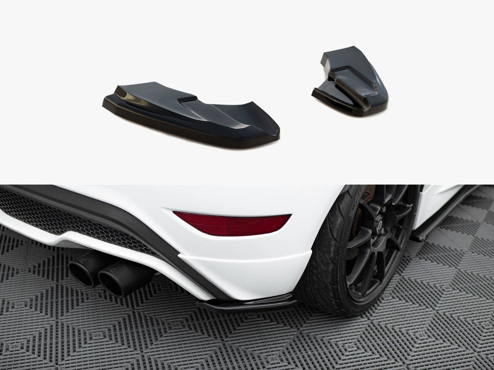 Maxton Design Rear Side Splitters Ford Fiesta ST / ST-Line / Zetec S Mk7 FL