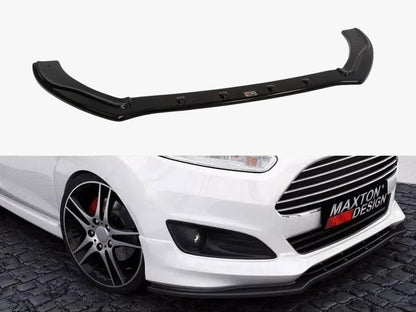Maxton Design Front Splitter V.1 Ford Fiesta ST-Line Mk7 FL