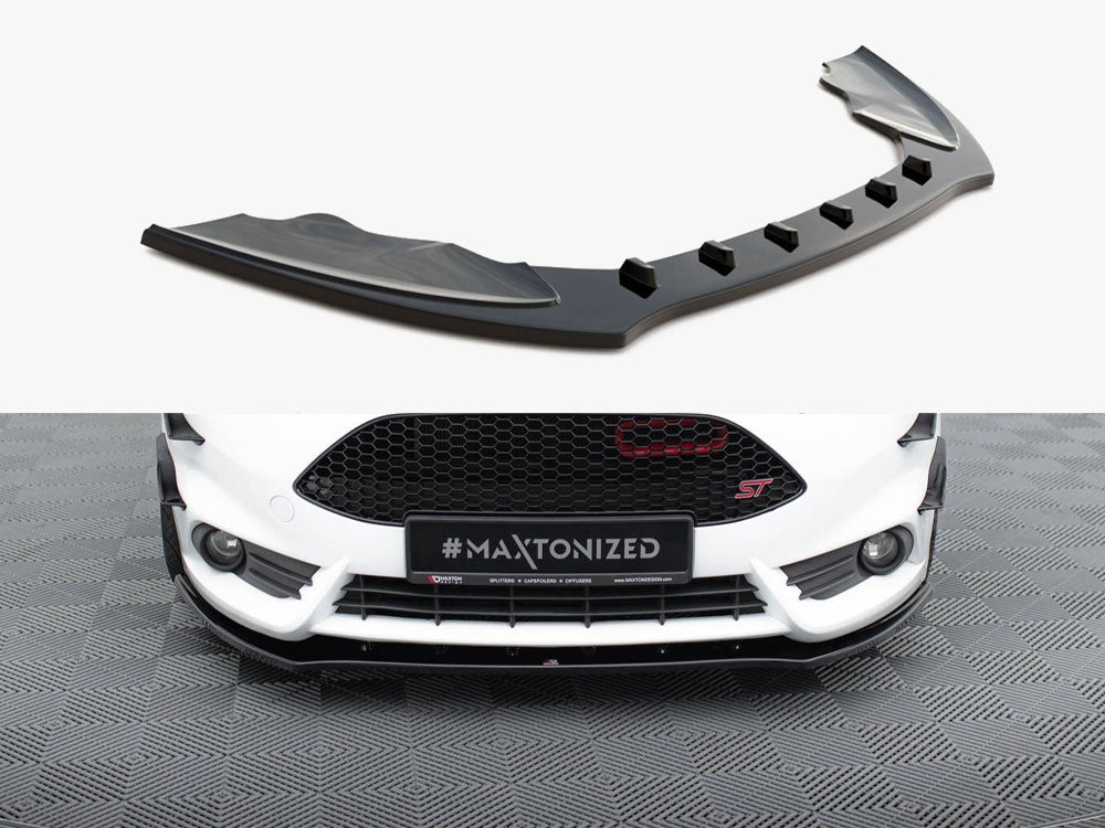 Maxton Design Front Splitter V.1 Ford Fiesta ST Mk7 FL