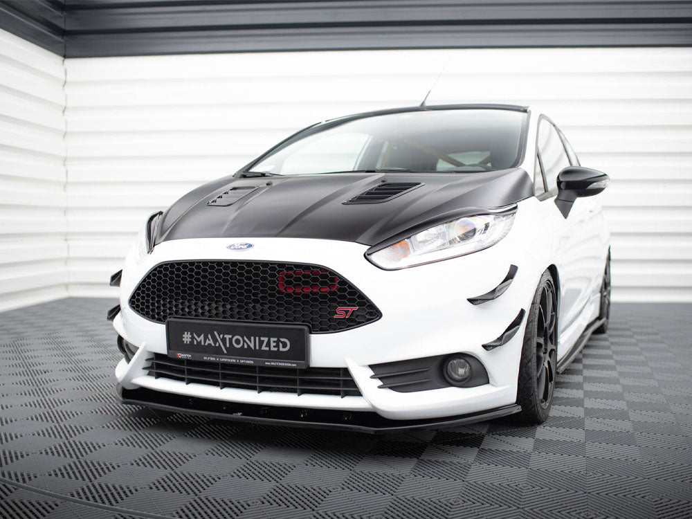 Maxton Design Front Splitter V.1 Ford Fiesta ST Mk7 FL