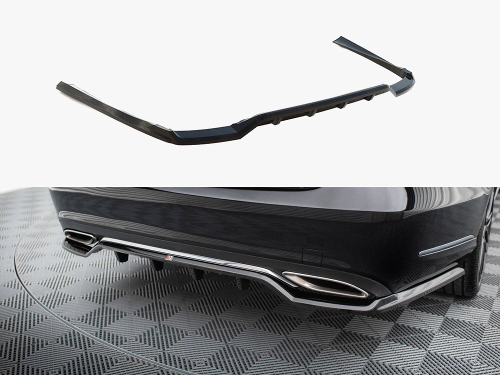 Maxton Design Rear Splitter (Vertical Bars) Mercedes-Benz E W212 Facelift