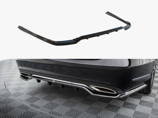 Maxton Design Rear Splitter (Vertical Bars) Mercedes-Benz E W212 Facelift