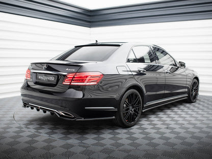 Maxton Design Rear Splitter (Vertical Bars) Mercedes-Benz E W212 Facelift