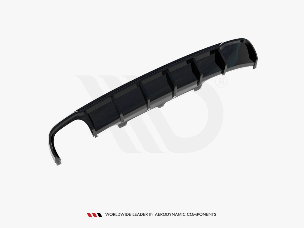 Maxton Design Rear Valance Audi A6 Avant C7 (Single side dual exhaust version)