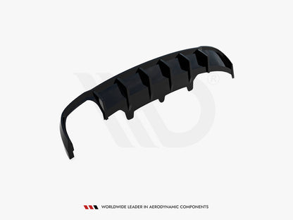 Maxton Design Rear Valance Audi A6 Avant C7 (Single side dual exhaust version)