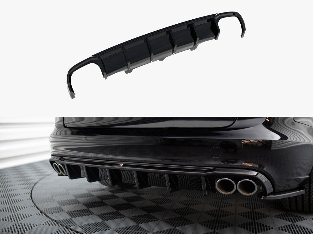 Maxton Design Rear Valance Audi A6 Avant C7 (Version with dual exhausts on both sides)