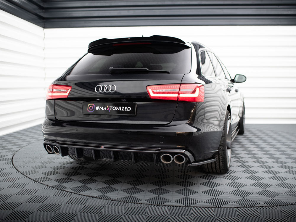 Maxton Design Rear Valance Audi A6 Avant C7 (Version with dual exhausts on both sides)