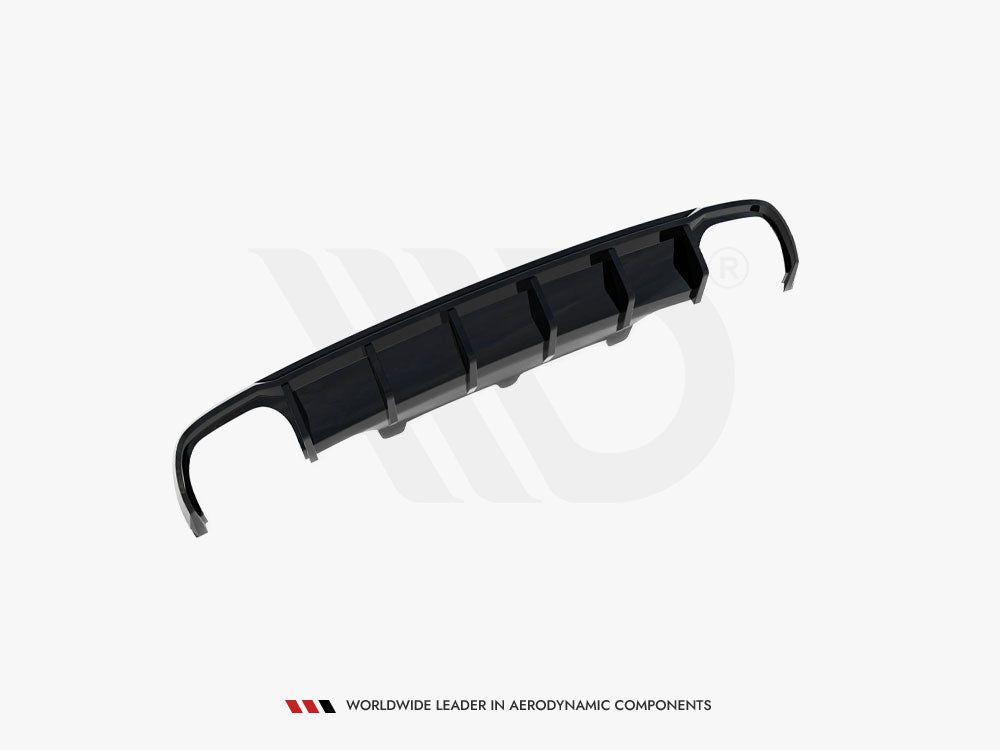 Maxton Design Rear Valance Audi A6 Avant C7 (Version with dual exhausts on both sides)