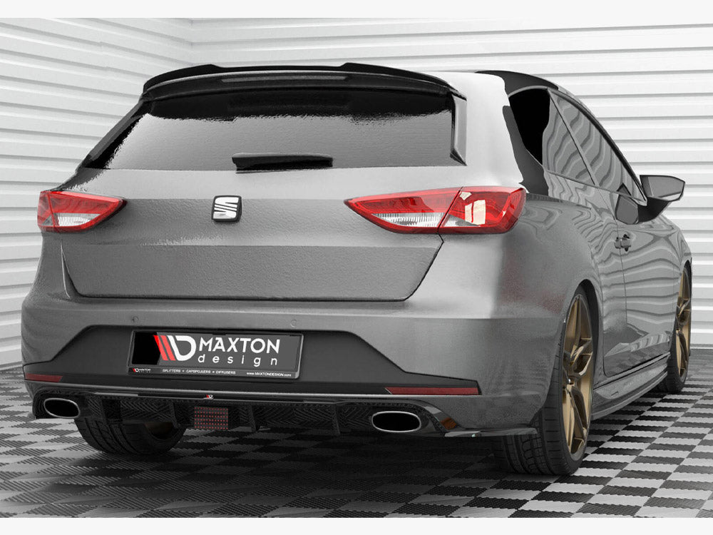 Maxton Design Spoiler CAP V.2 Seat Leon Cupra Sportstourer Mk3 Facelift