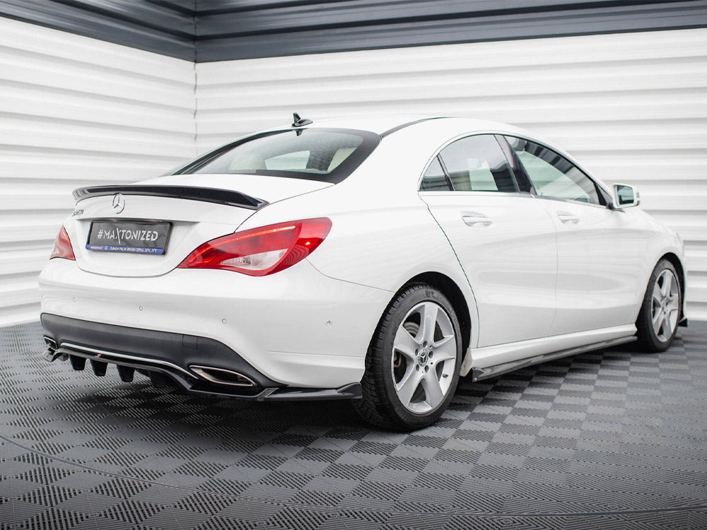 Maxton Design Rear Splitter (Vertical Bars) Mercedes-Benz CLA C117 Facelift