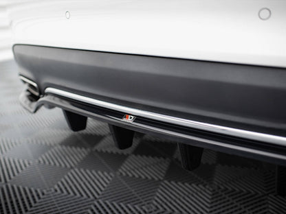 Maxton Design Rear Splitter (Vertical Bars) Mercedes-Benz CLA C117 Facelift