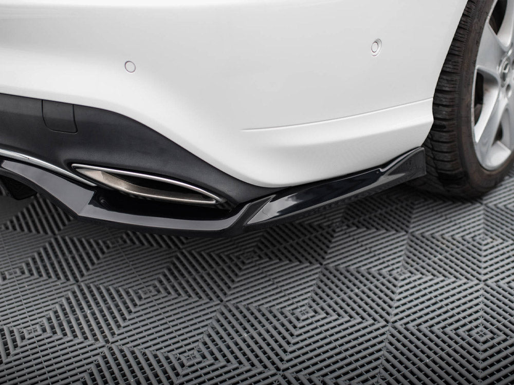 Maxton Design Rear Splitter (Vertical Bars) Mercedes-Benz CLA C117 Facelift