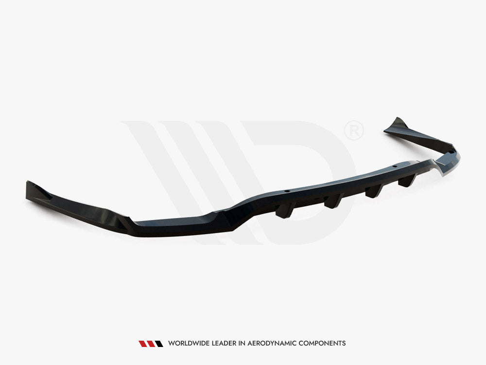 Maxton Design Rear Splitter (Vertical Bars) Mercedes-Benz CLA C117 Facelift