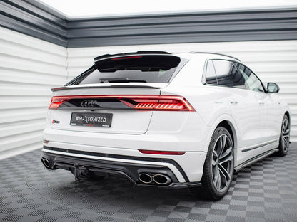 Maxton Design Central Rear Splitter (Vertical Bars) V.2 Audi SQ8 Mk1