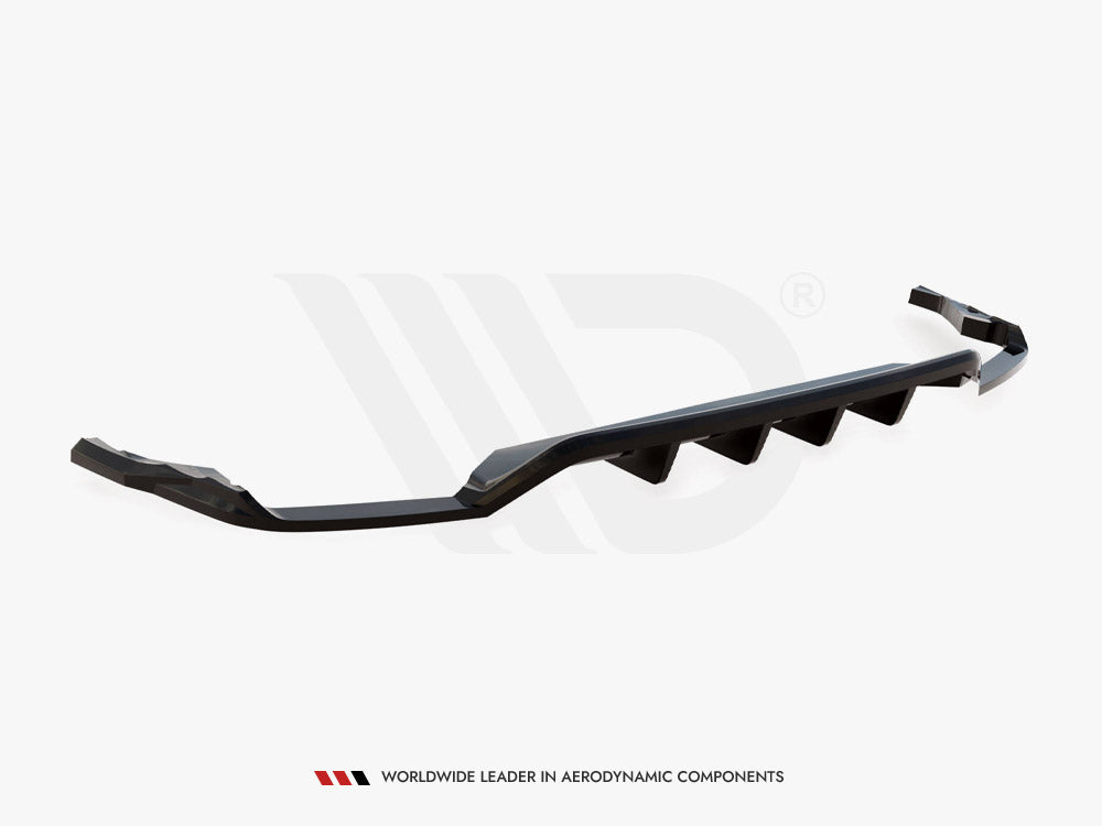 Maxton Design Central Rear Splitter (Vertical Bars) V.2 Audi SQ8 Mk1