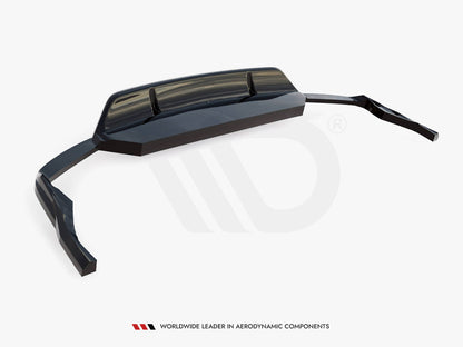 Maxton Design Central Rear Splitter (Vertical Bars) V.2 Audi SQ8 Mk1