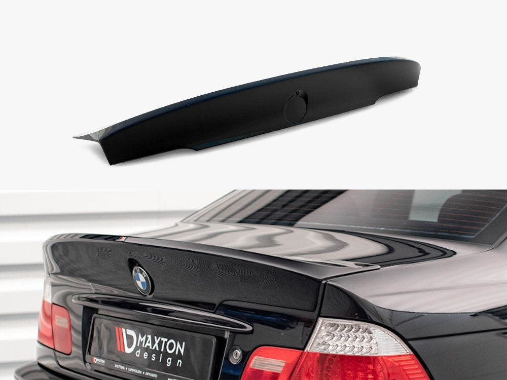 Maxton Design Rear Spoiler / LID Extension BMW 3 E46 Coupe Pre-Facelift |M3 CSL Look| (Requires Painting)
