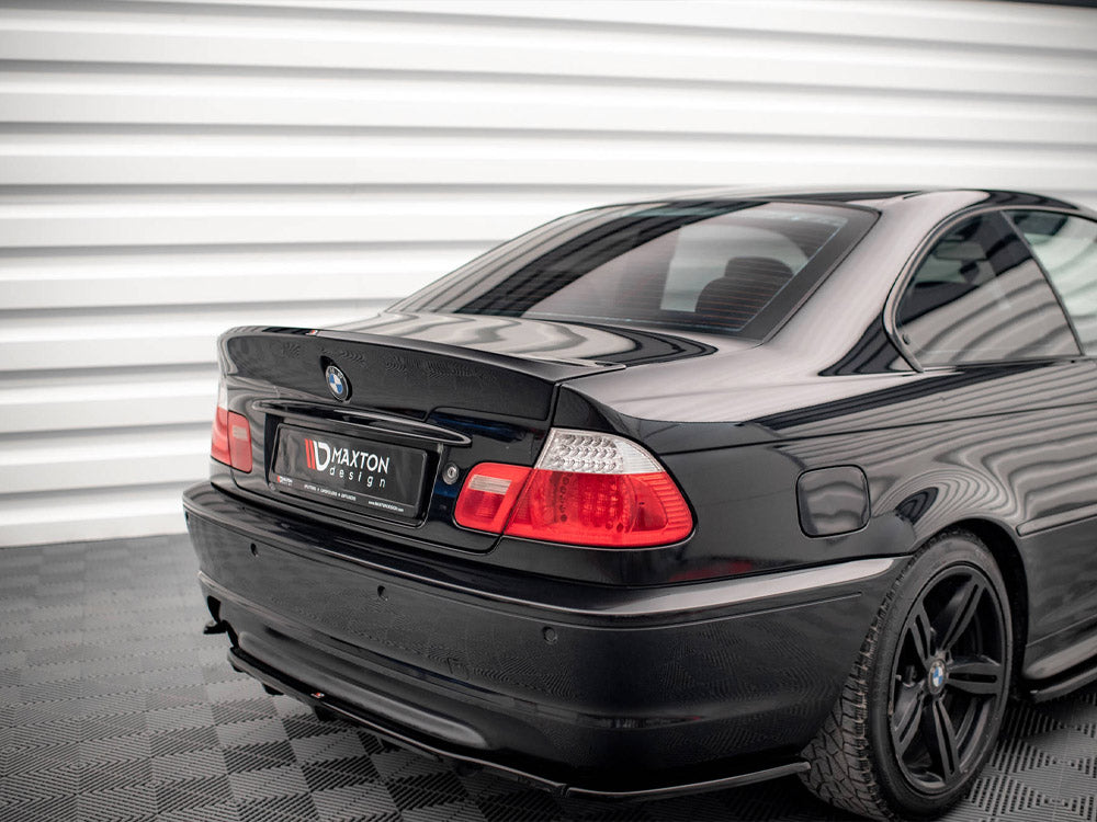 Maxton Design Rear Spoiler / LID Extension BMW 3 E46 Coupe Pre-Facelift |M3 CSL Look| (Requires Painting)