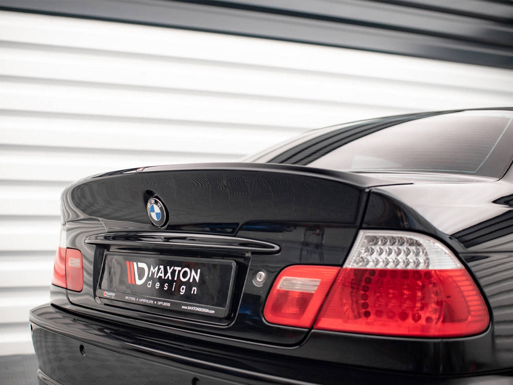 Maxton Design Rear Spoiler / LID Extension BMW 3 E46 Coupe Pre-Facelift |M3 CSL Look| (Requires Painting)