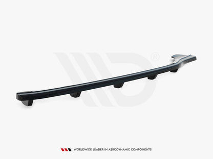 Maxton Design Central Rear Splitter (Vertical Bars) BMW 3 E46 Coupe M-Pack