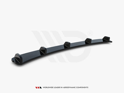 Maxton Design Central Rear Splitter (Vertical Bars) BMW 3 E46 Coupe M-Pack