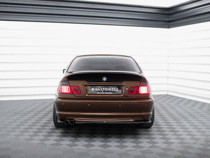 Maxton Design Rear Side Splitters BMW 3 E46 M-Pack Coupe - Carbon Look