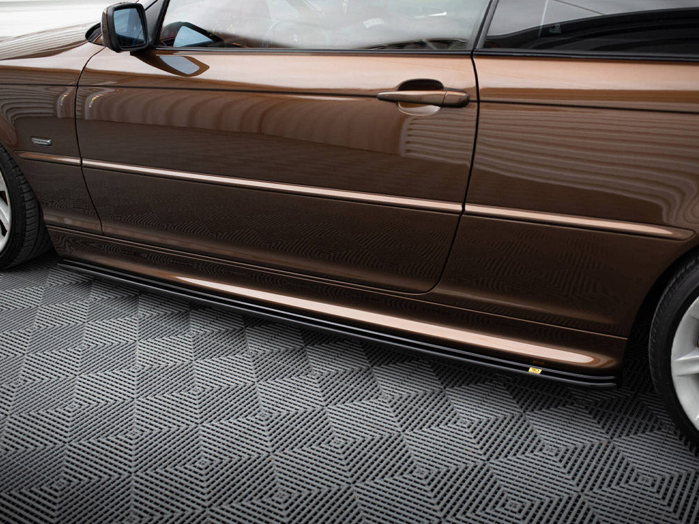 Maxton Design Side Skirts Diffusers V.1 BMW 3 E46 M-Pack Coupe - Carbon Look