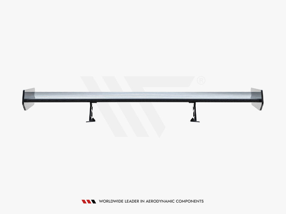 Maxton Design Carbon Spoiler With Internal Brackets Uprights BMW 3 Coupe E46