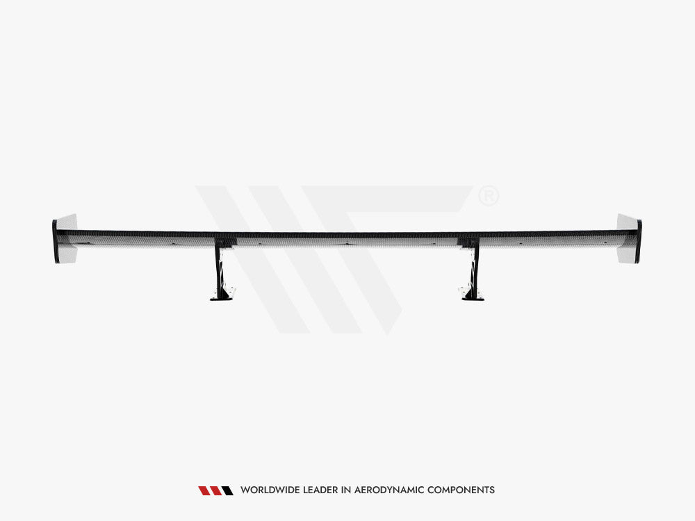 Maxton Design Carbon Spoiler With Internal Brackets Uprights BMW 3 Coupe E46