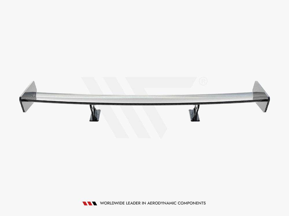 Maxton Design Carbon Spoiler With Internal Brackets Uprights BMW 3 Coupe E46