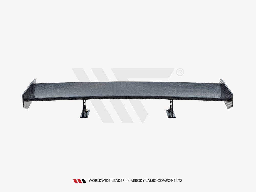 Maxton Design Carbon Spoiler With Internal Brackets Uprights BMW 3 Coupe E46