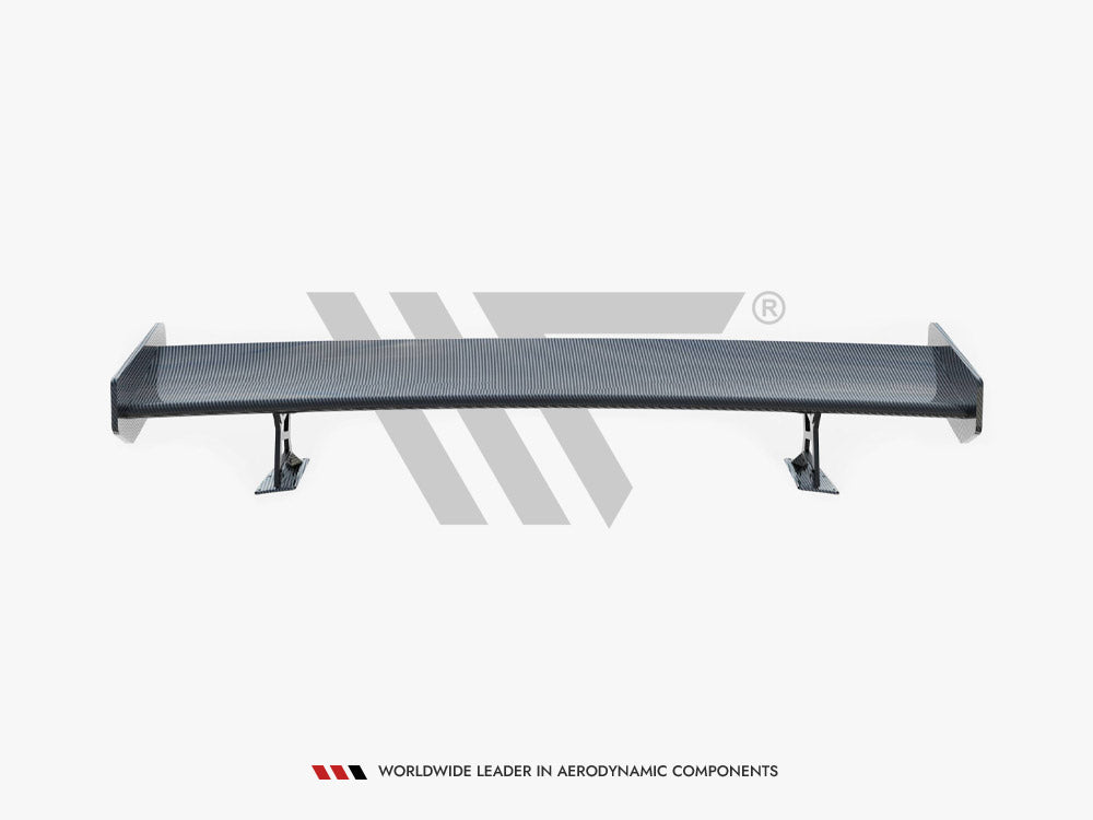 Maxton Design Carbon Spoiler With External Brackets Uprights BMW 3 Coupe E46