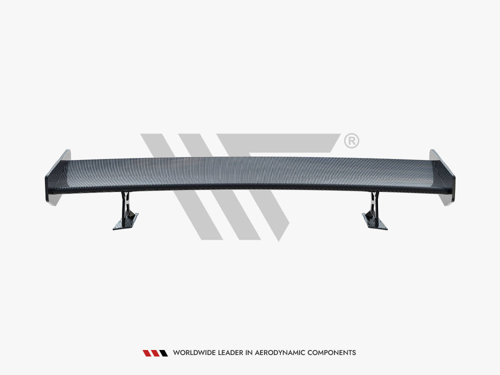Maxton Design Carbon Spoiler With External Brackets Uprights BMW 3 Coupe E46