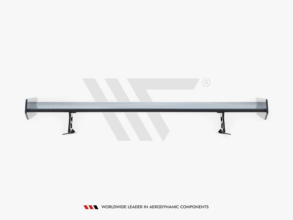 Maxton Design Carbon Spoiler With External Brackets Uprights BMW 3 Coupe E46