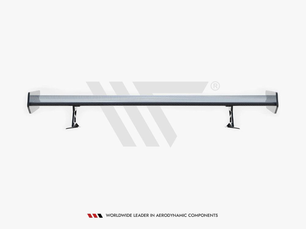 Maxton Design Carbon Spoiler With External Brackets Uprights BMW 3 Coupe E46