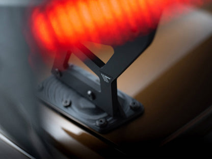 Maxton Design Carbon Spoiler With External Brackets Uprights + LED BMW 3 Coupe E46