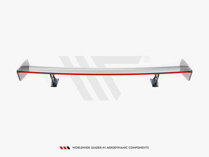 Maxton Design Carbon Spoiler With External Brackets Uprights + LED BMW 3 Coupe E46