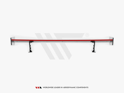 Maxton Design Carbon Spoiler With External Brackets Uprights + LED BMW 3 Coupe E46