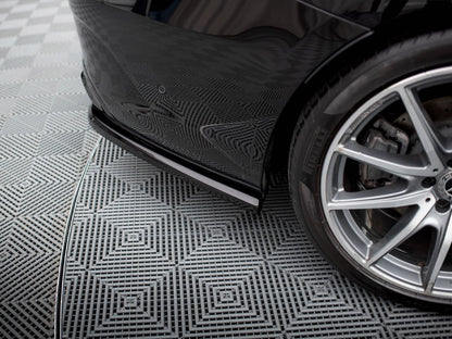 Maxton Design Rear Splitter (Vertical Bars) Mercedes-Benz S Coupe AMG-Line C217 Facelift