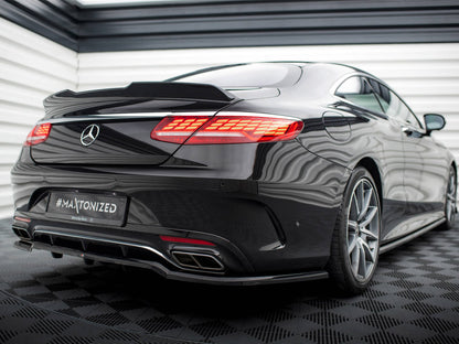 Maxton Design Spoiler CAP 3D Mercedes-Benz S Coupe AMG-Line C217 Facelift