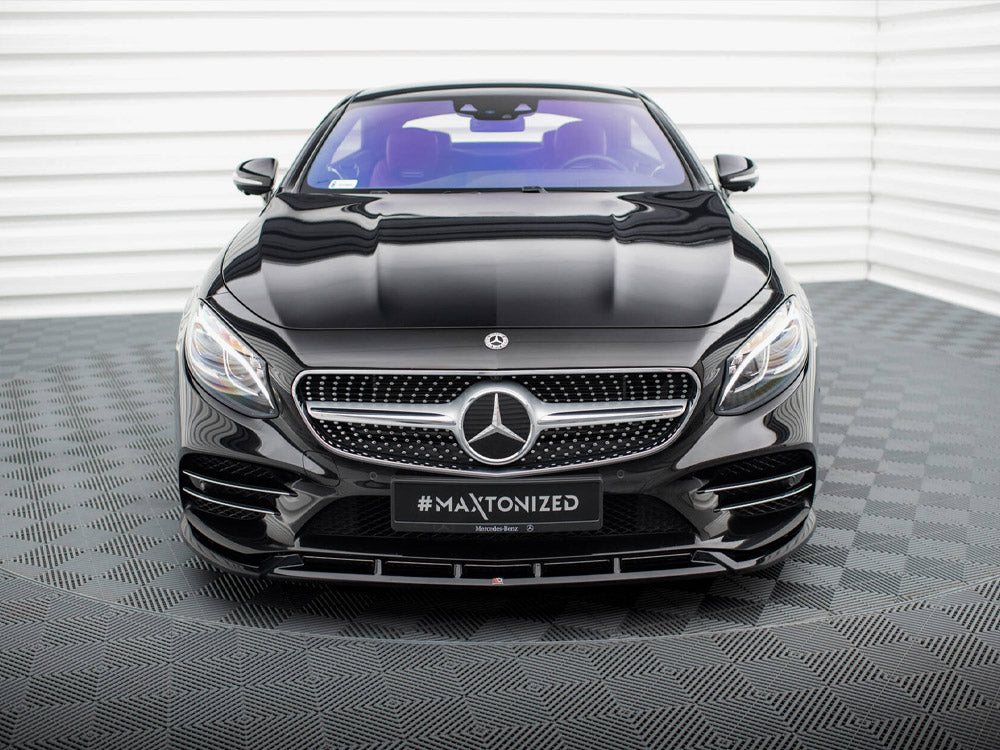 Maxton Design Front Splitter V.2 Mercedes-Benz S Coupe AMG-Line C217 Facelift