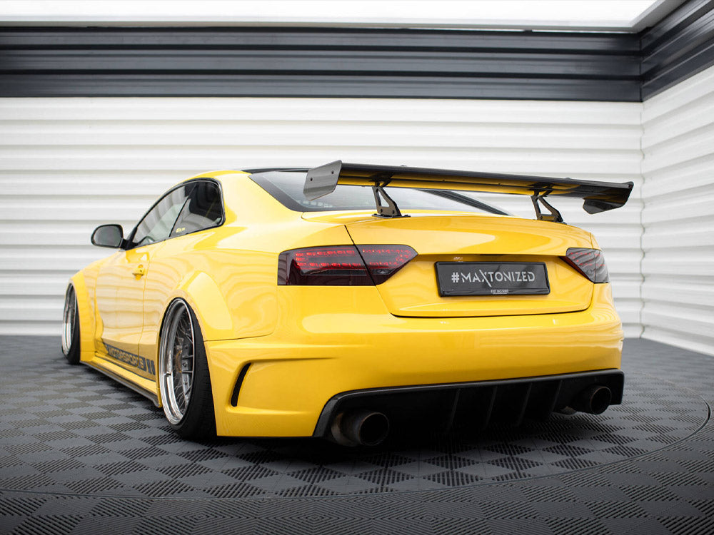 Maxton Design Carbon Spoiler With Upper Swan Mounting Audi A5 Coupe 8T