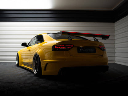 Maxton Design Carbon Spoiler With Upper Swan Mounting + LED Audi A5 Coupe 8T