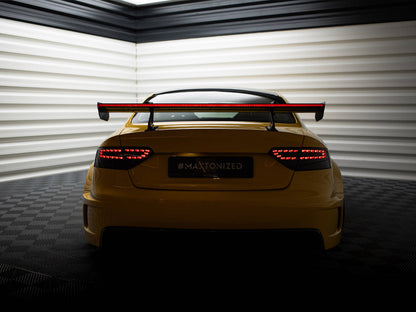 Maxton Design Carbon Spoiler With Upper Swan Mounting + LED Audi A5 Coupe 8T